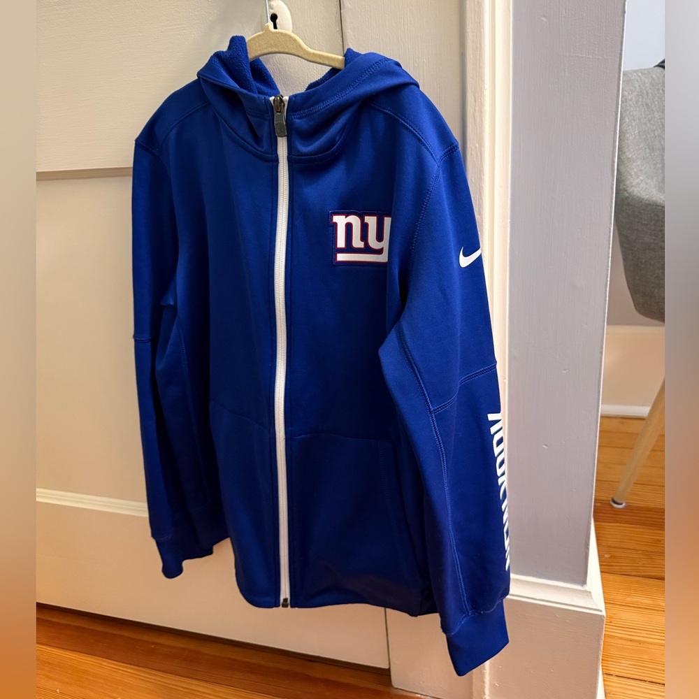 Kids M 10/12 Nike NY Giants NFL full zip hoodie